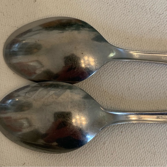 5 Unbranded KOREA Stainless Steel Spoons Teaspoons Similar to Fenway Daydream 6 - Picture 9 of 10